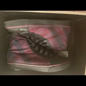 Purple Burberry Glitter Sneakers | WORN ONCE